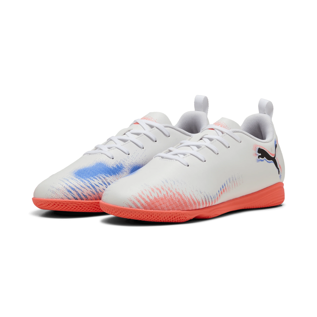 PUMA Future 8 Play Kids Indoor Shoes White Black