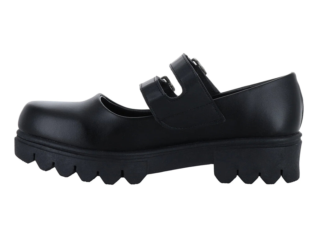 Zapatos Planos Mauri Valero Negros para Mujer