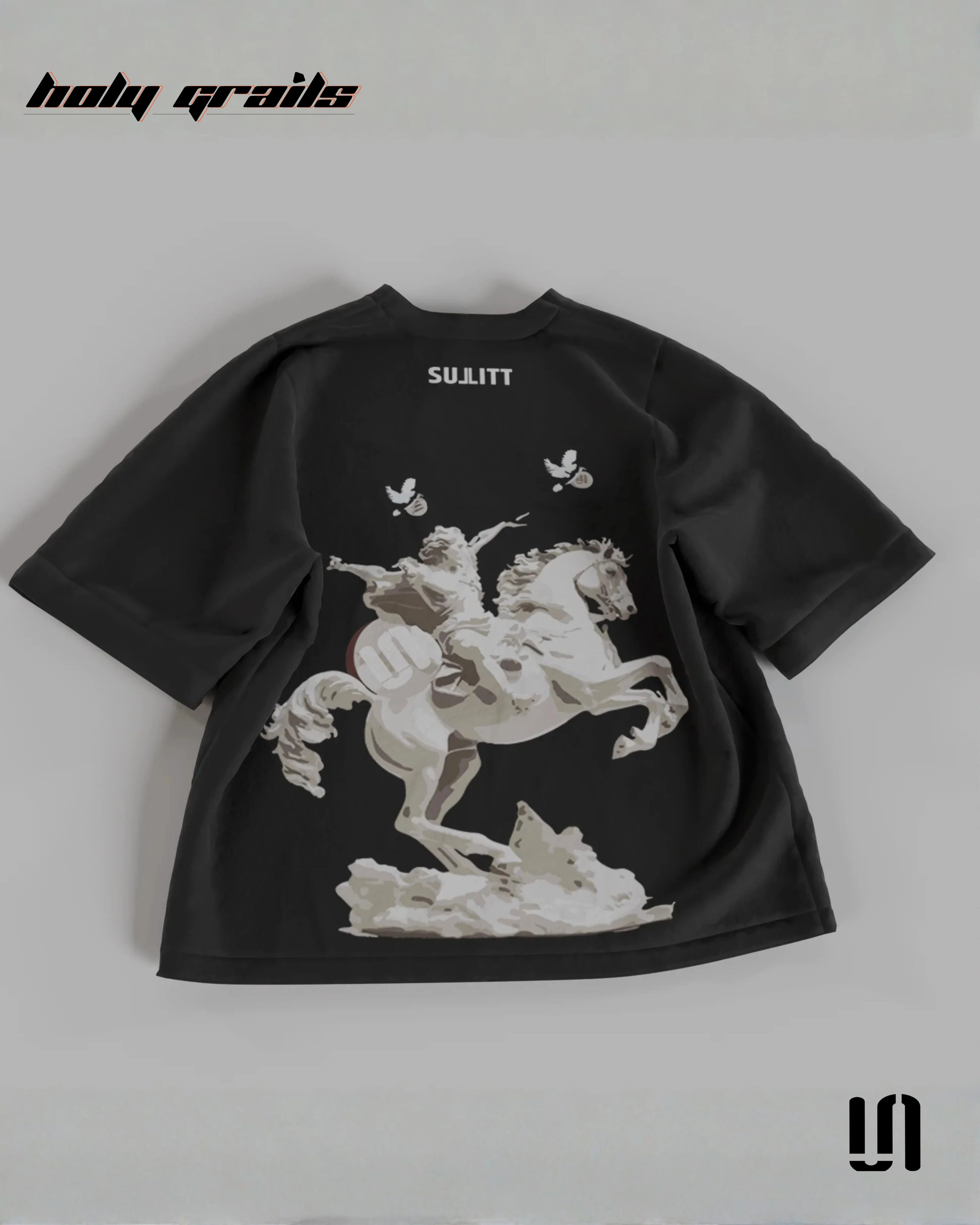 Mighty Horse Black Oversized Tee HG x Sullitt