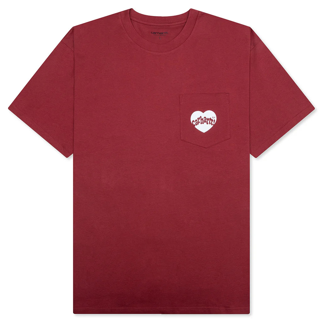 Amour Pocket S S T Shirt Tuscany White