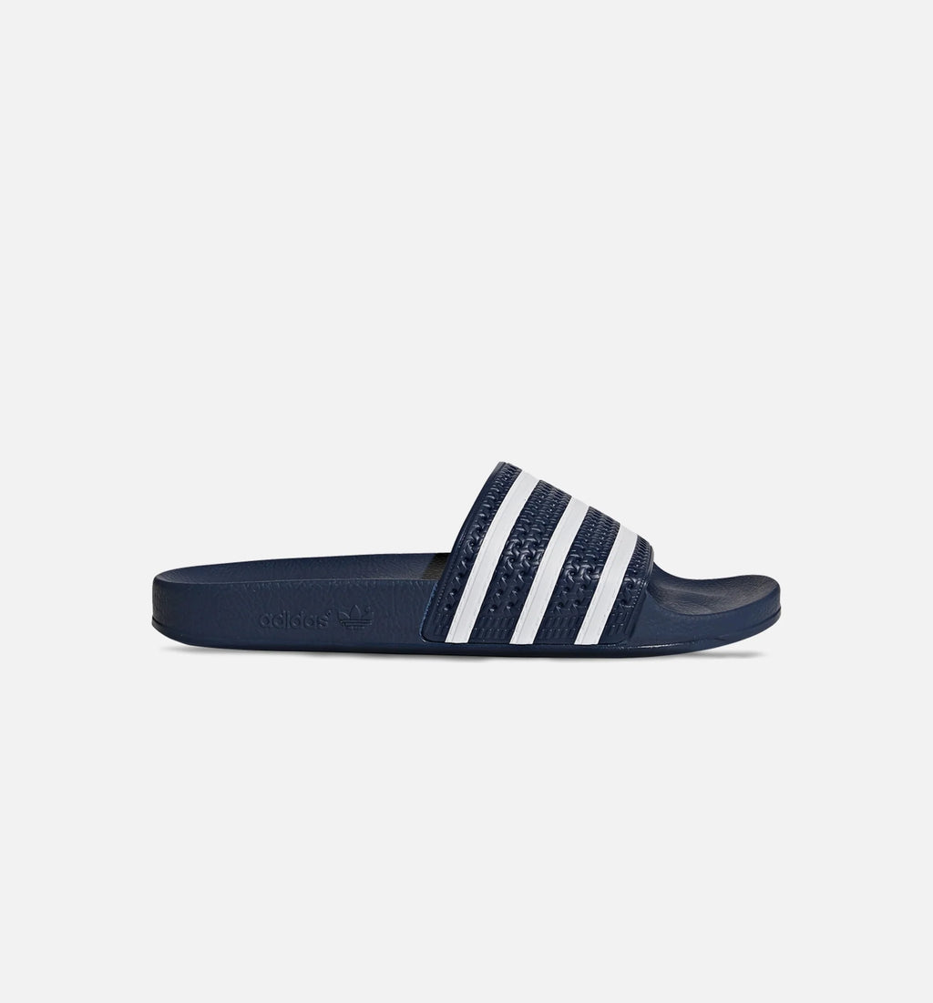 Adilette Slide Sandals Mens Blue White