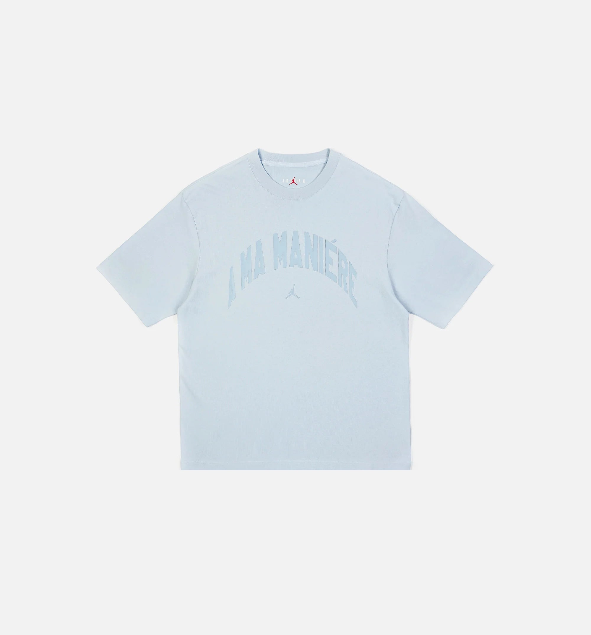 Air Jordan x A Ma Maniere Graphic Mens Short Sleeve Shirt Blue
