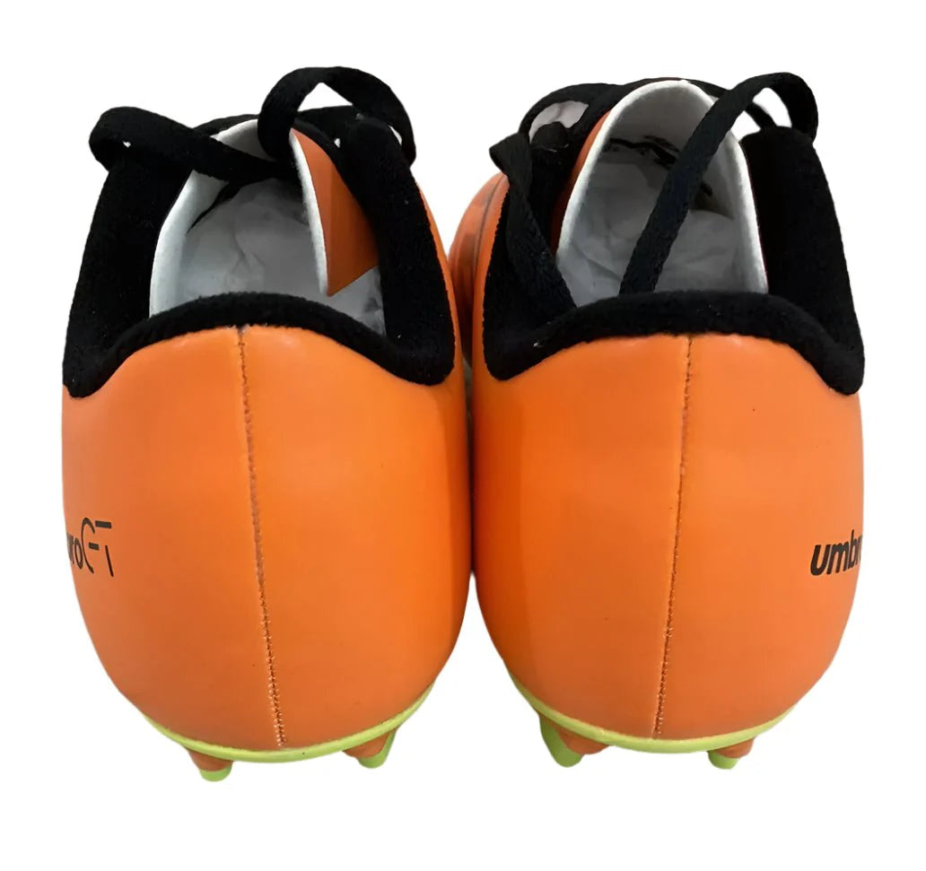 Umbro GT II Shield FG Youth Firm Ground Soccer Cleats Orange Lime