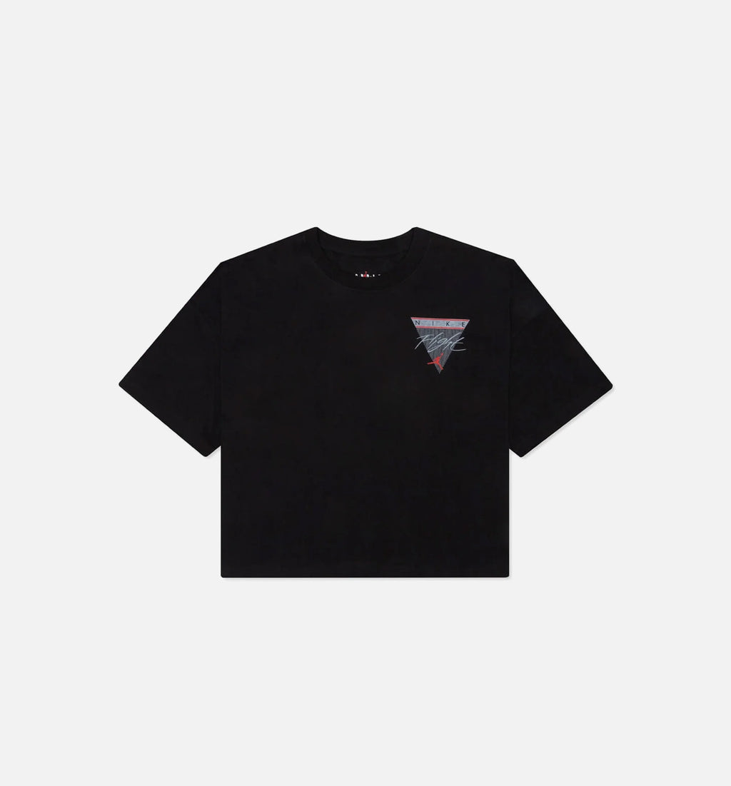 Essential Flight Womens T Shirt Black Red