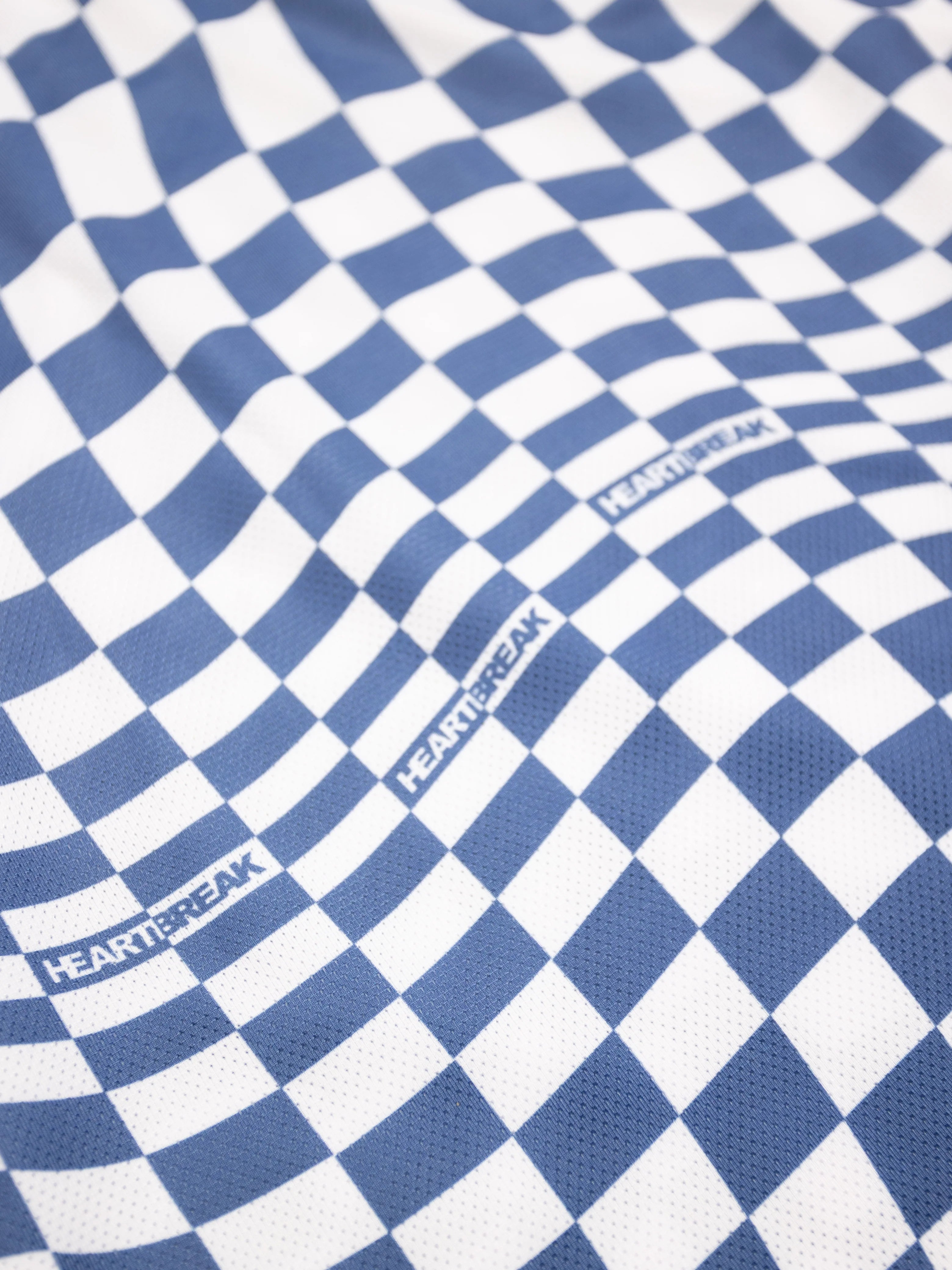 Heartbreak Womens Warped Checkerboard Crop