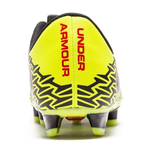 Under Armour Clouthfit Force 20 FG JR Soccer Cleats Yellow Black Red