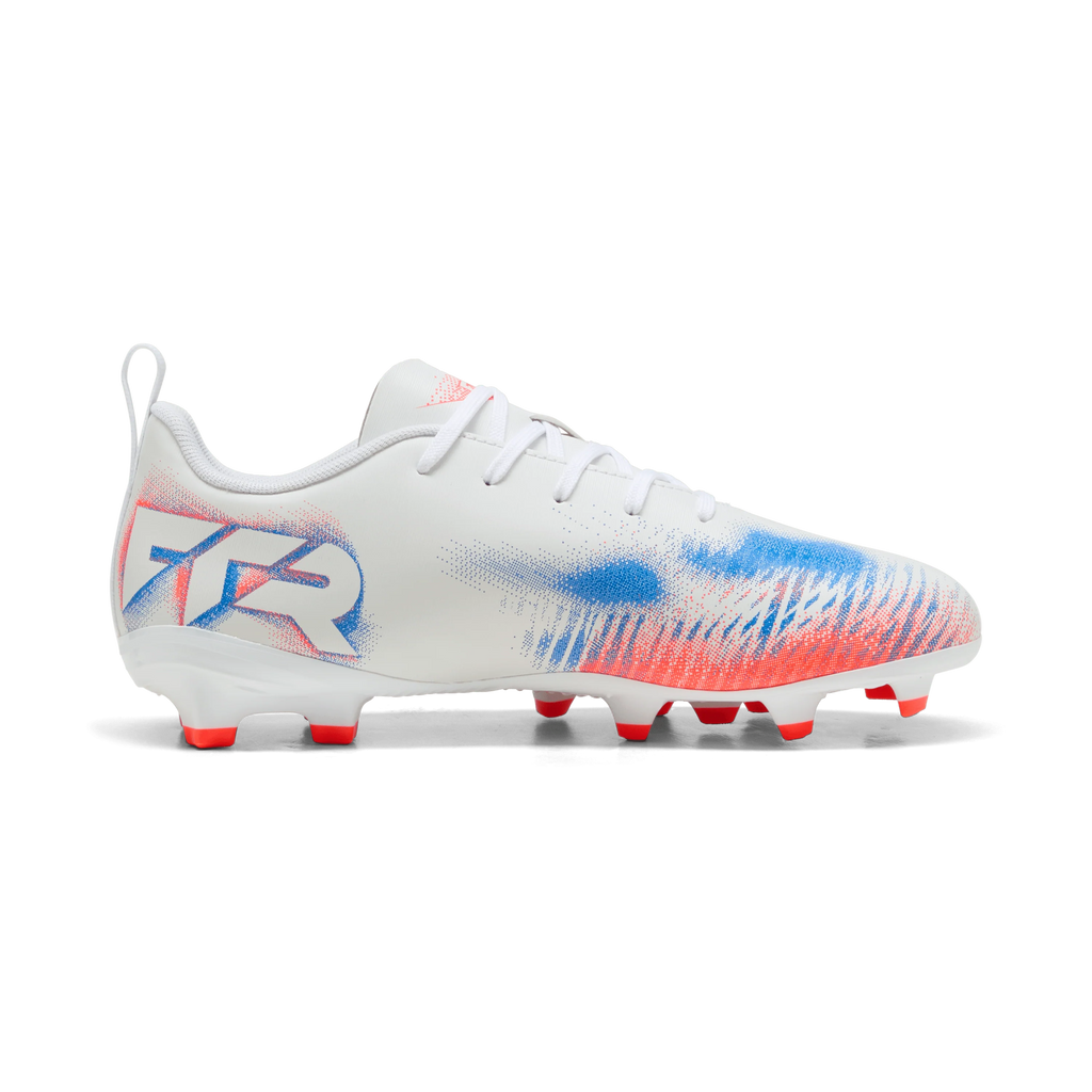 PUMA Future 8 Play FG AG Youth Soccer Cleats White Black