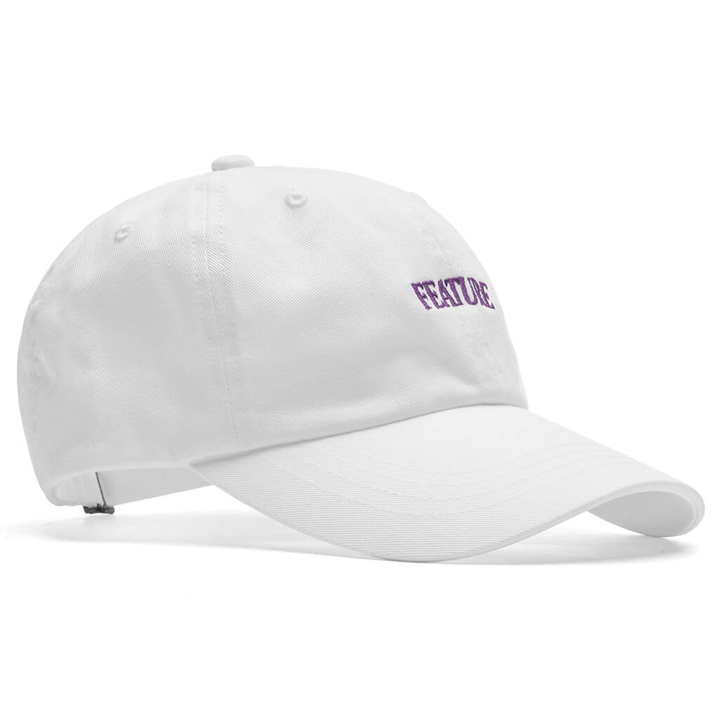 Arch Dad Hat White Prism Violet