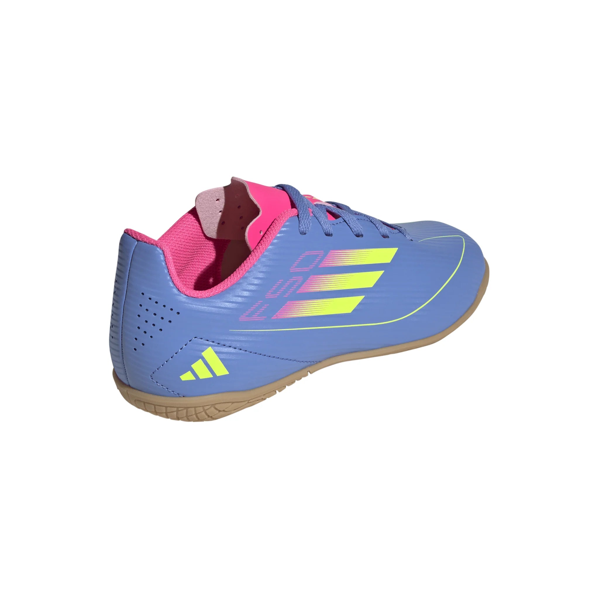 adidas F50 Club Indoor Boots Junior Blue Lemon