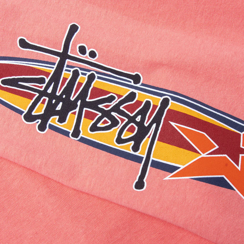 Two Star Pigment Dyed L S Tee Sherbert