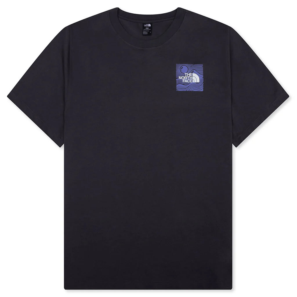 Mountain Escape Relaxed S S Tee Anthracite Grey