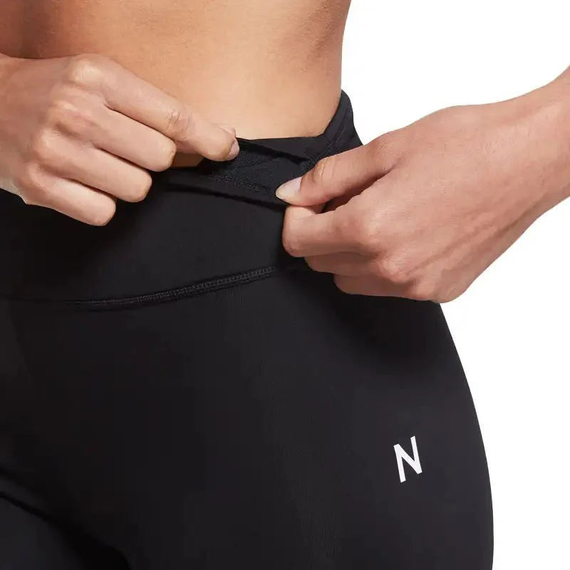 Nike One Graphic Tights Black Whi