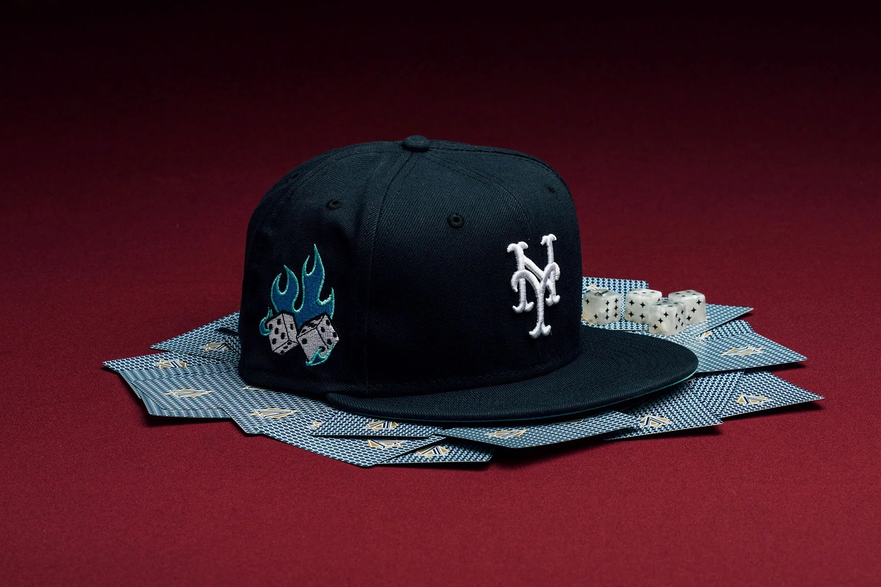 Feature x New Era Flaming Dice 59FIFTY Fitted New York Mets