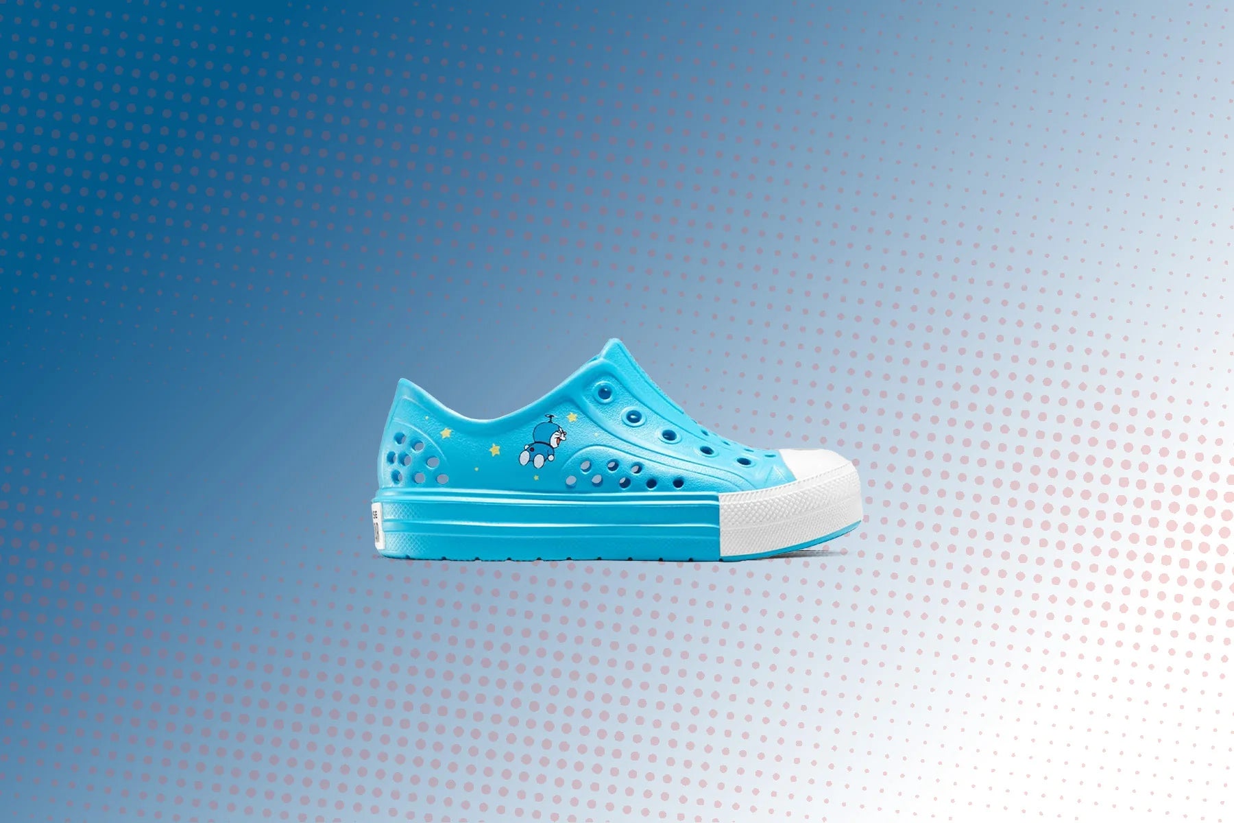 Converse x Doraemon Chuck Taylor All Star Play Lite CX Hawaiian Ocean White Black