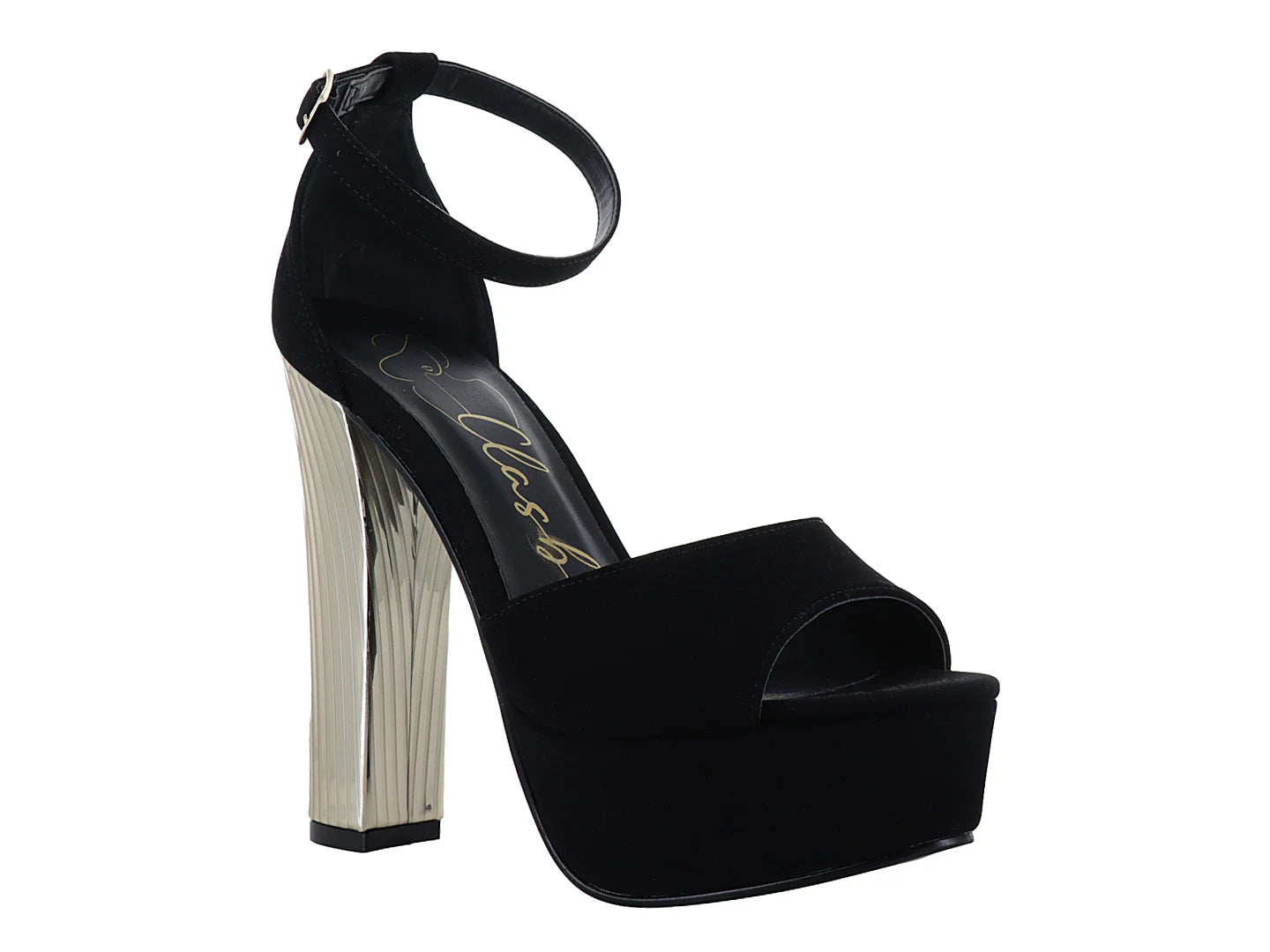 Sandalias de Tacón Clasben Vera Negro para Mujer
