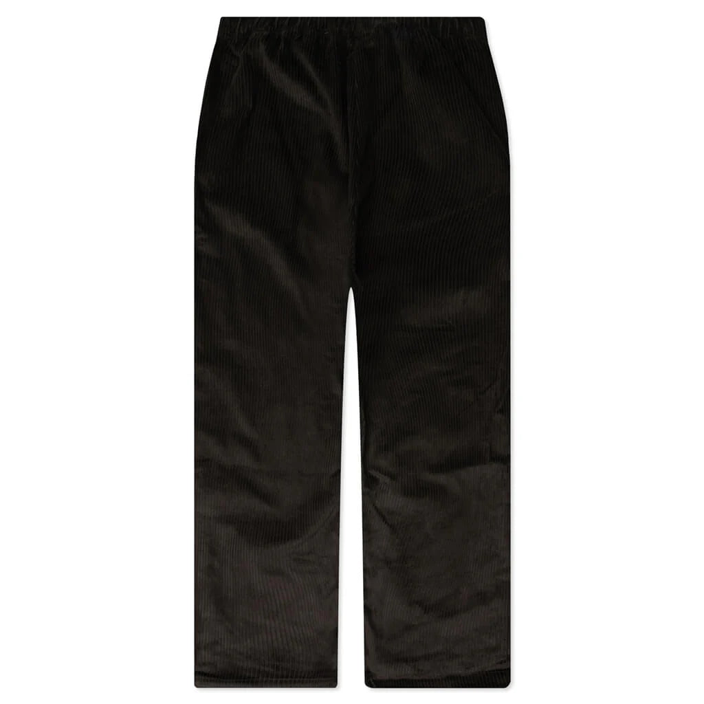 Womens Relaxed Corduroy Trouser Off Black