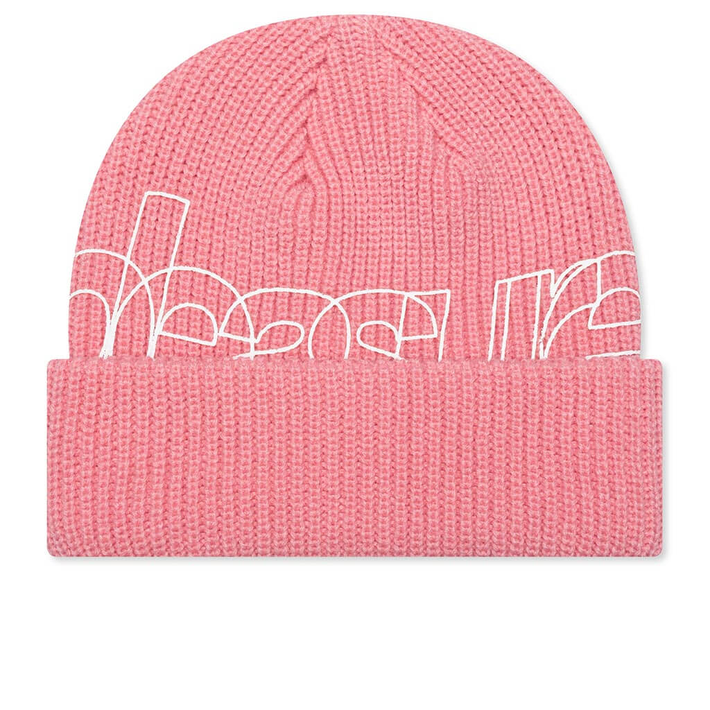 Outline Beanie Pink