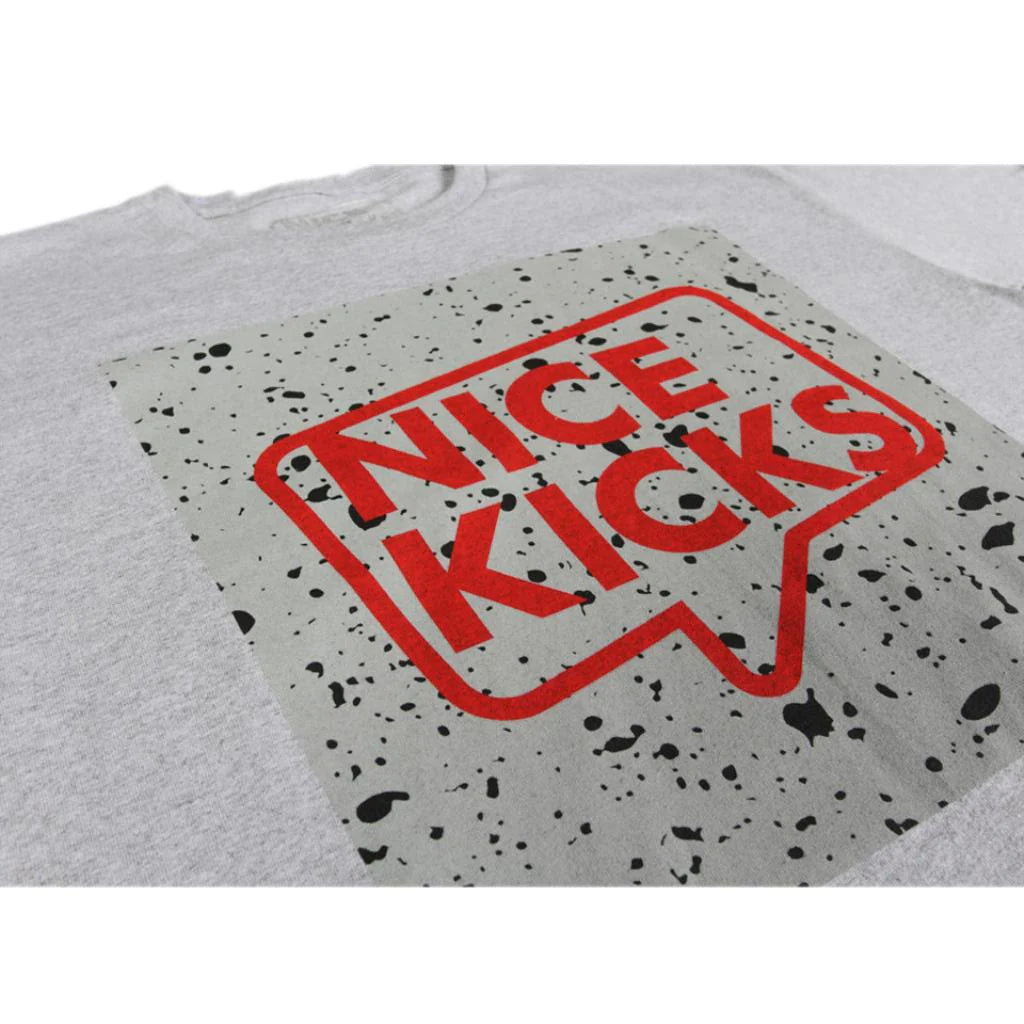 Nice Kicks Cement Tee Grey Red