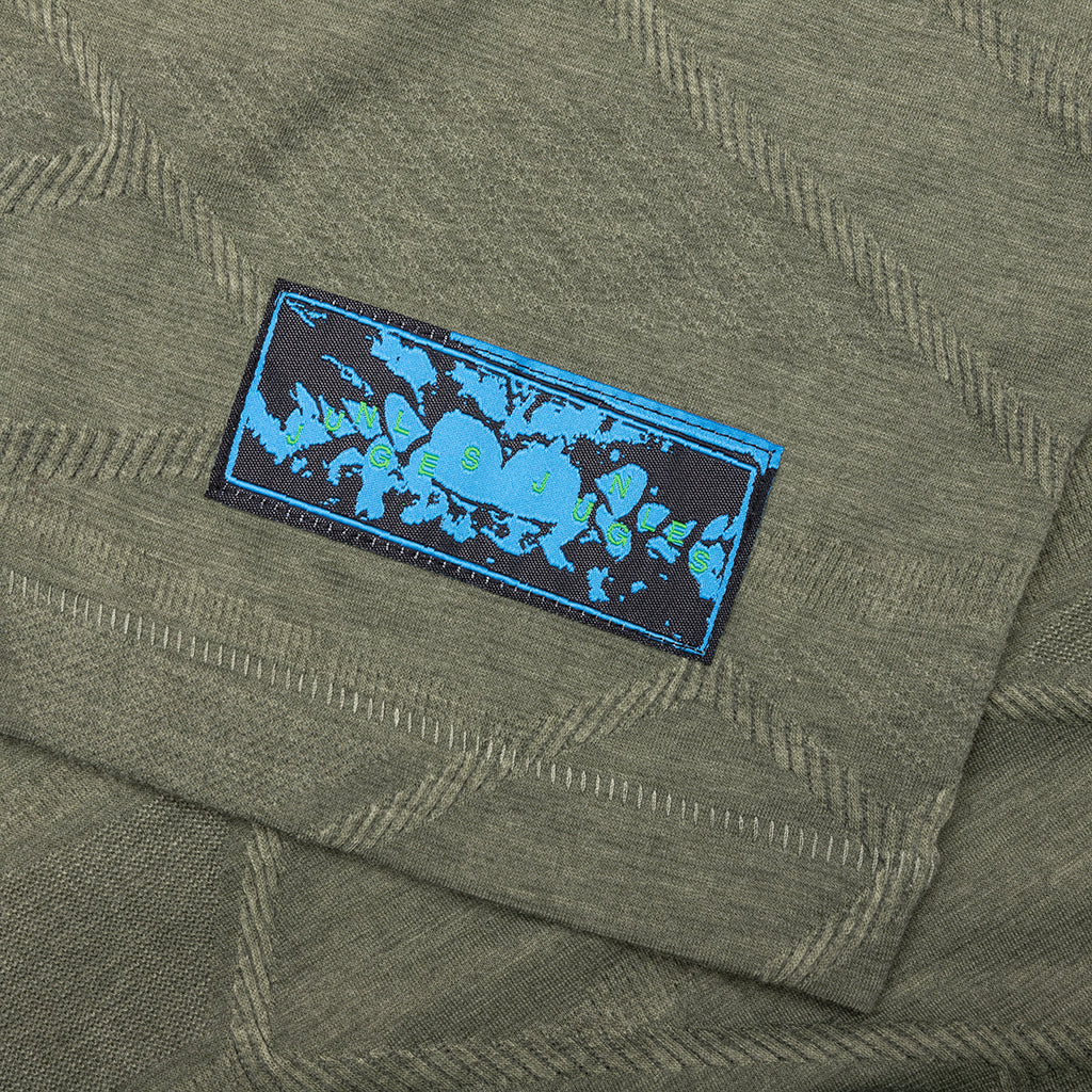 Textured Tee Green