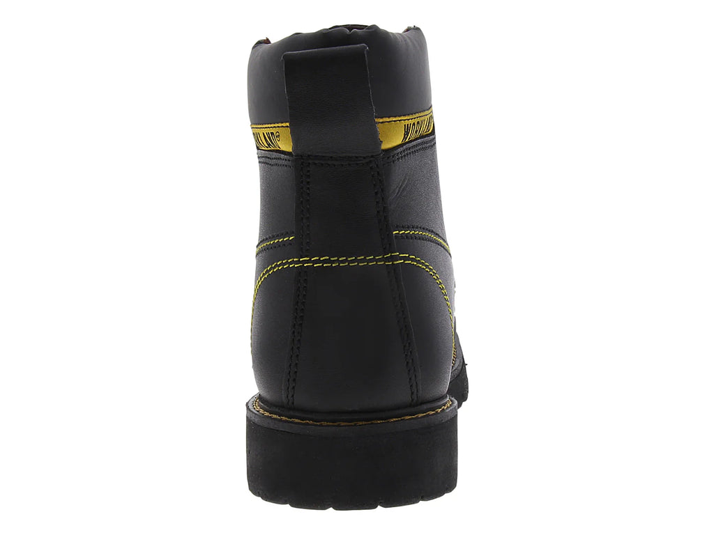 Botas de Trabajo Marco Delli Napa Negro para Hombre