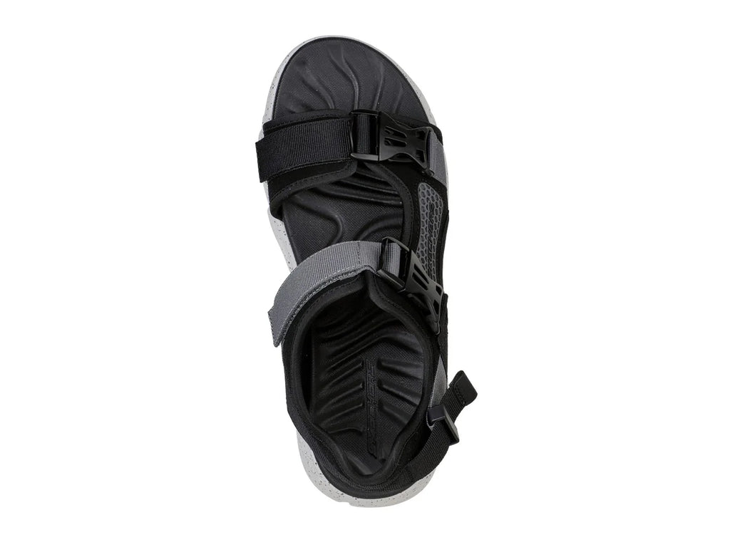 Sandalias Skechers Stamina Negro y Gris para Hombre