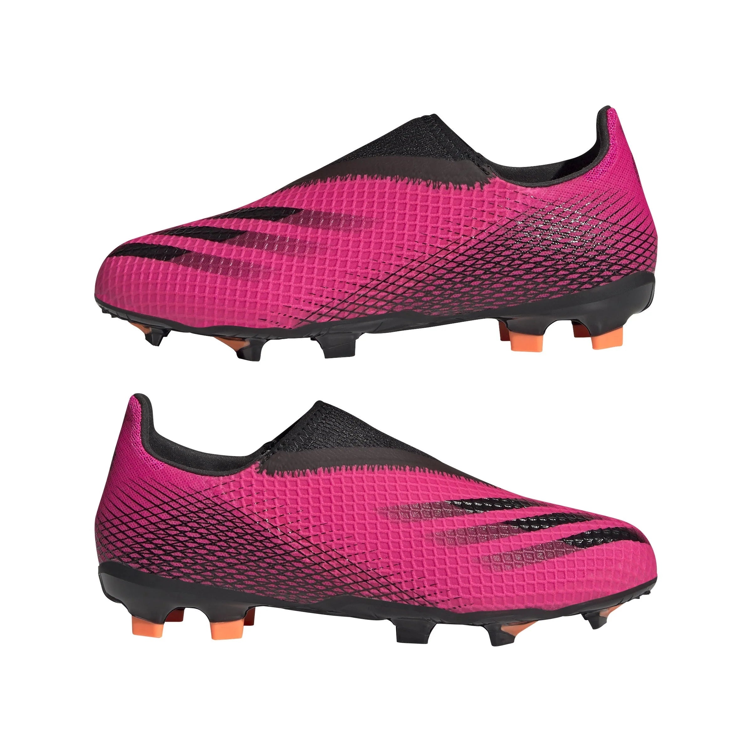 adidas Kids X Ghosted 3 Laceless FG Firm Ground Cleats