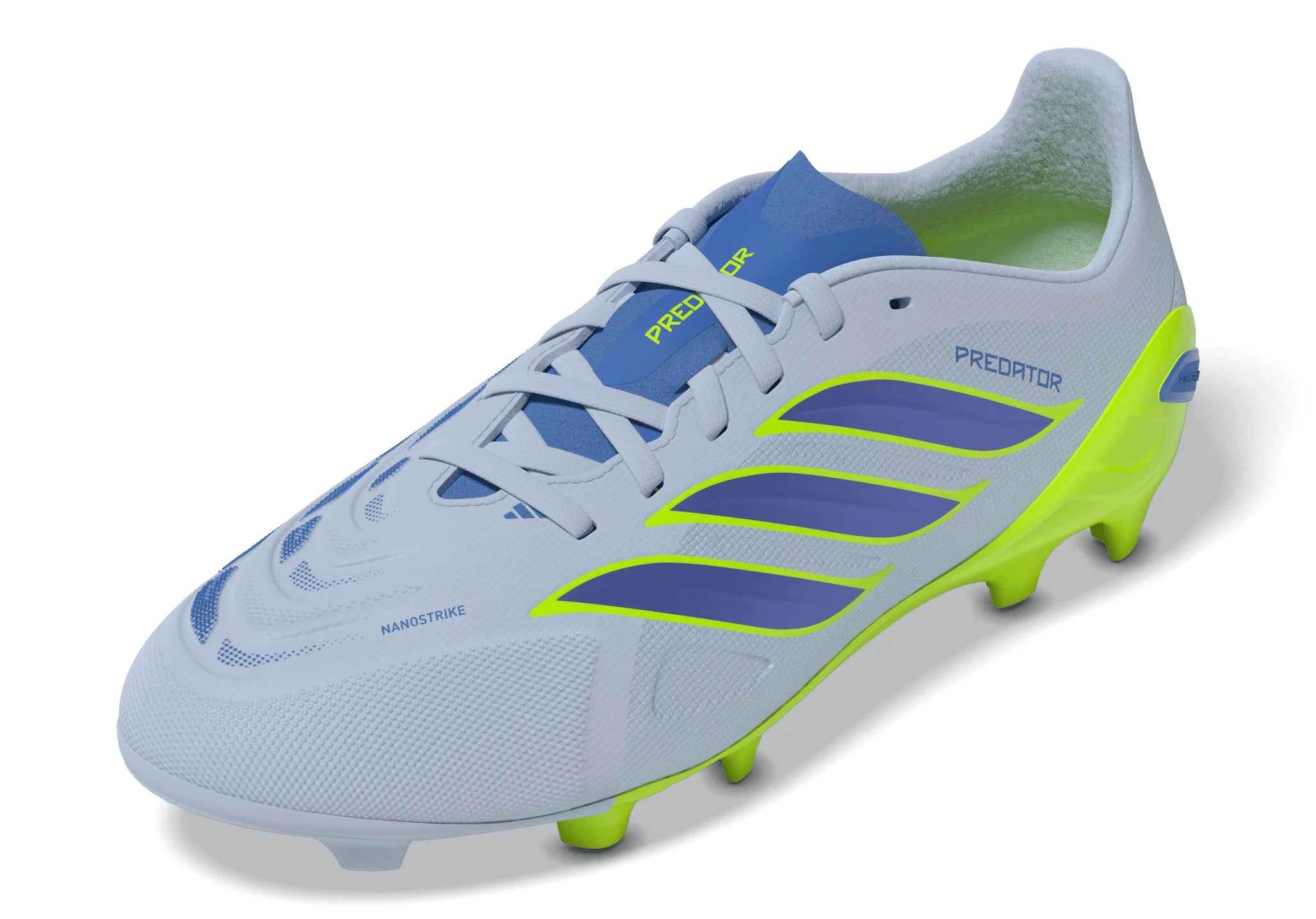 adidas Predator League FG Firm Ground Youth Soccer Cleats Sky Blue Yellow