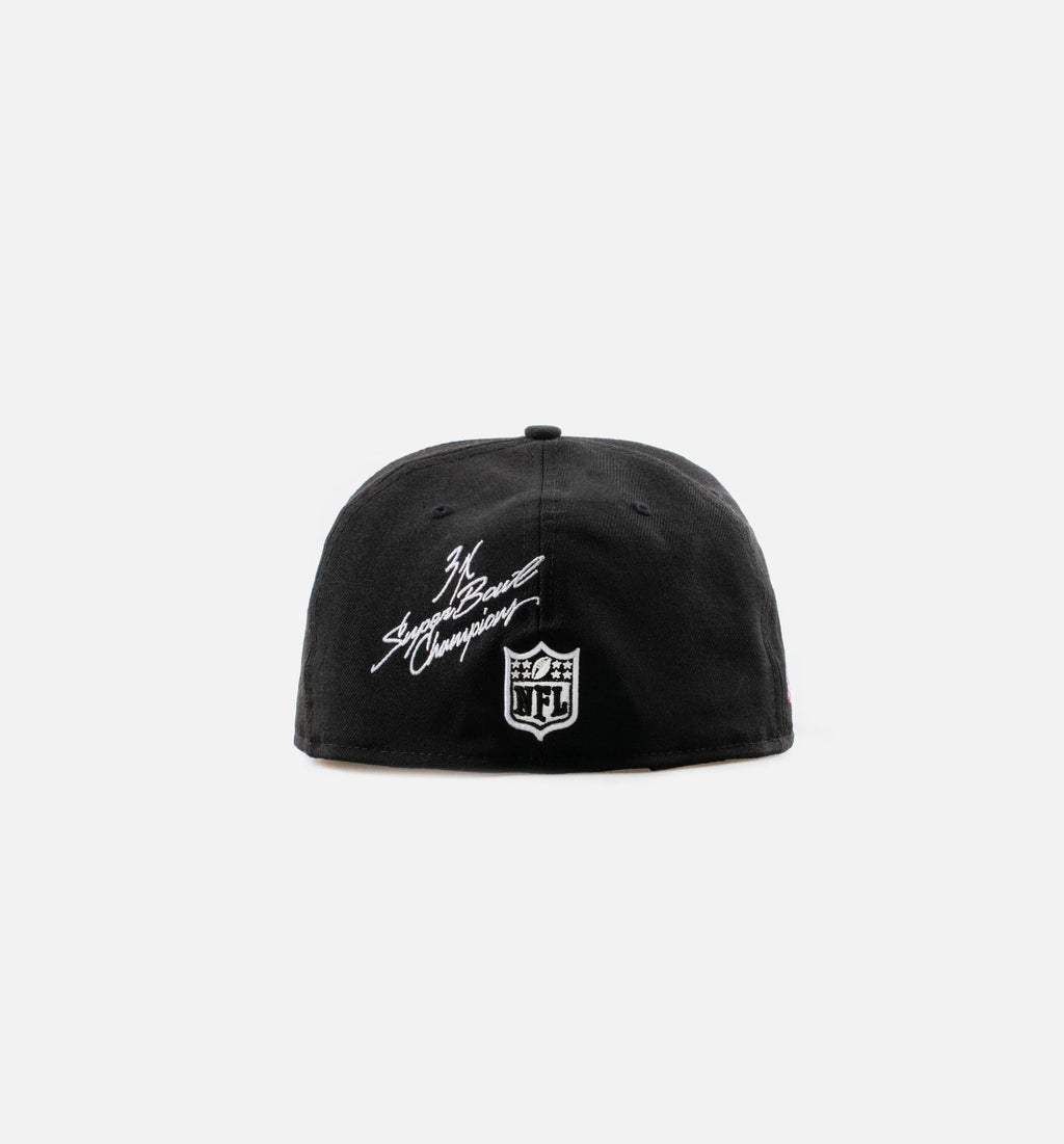 Las Vegas Raiders Super Bowl 59Fifty Mens Hat Black