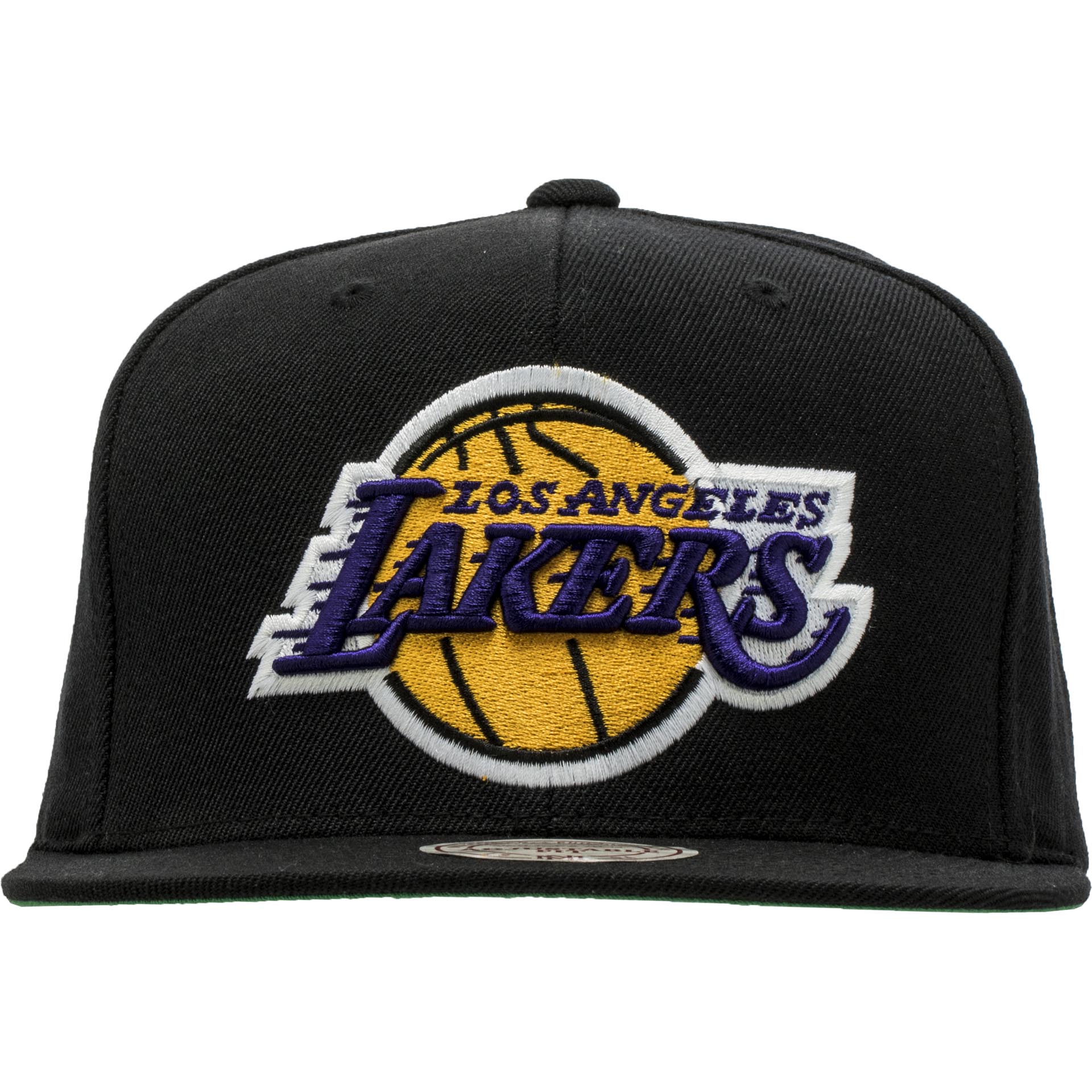 Los Angeles Lakers NBA Snapback Hat Mens Black Yellow