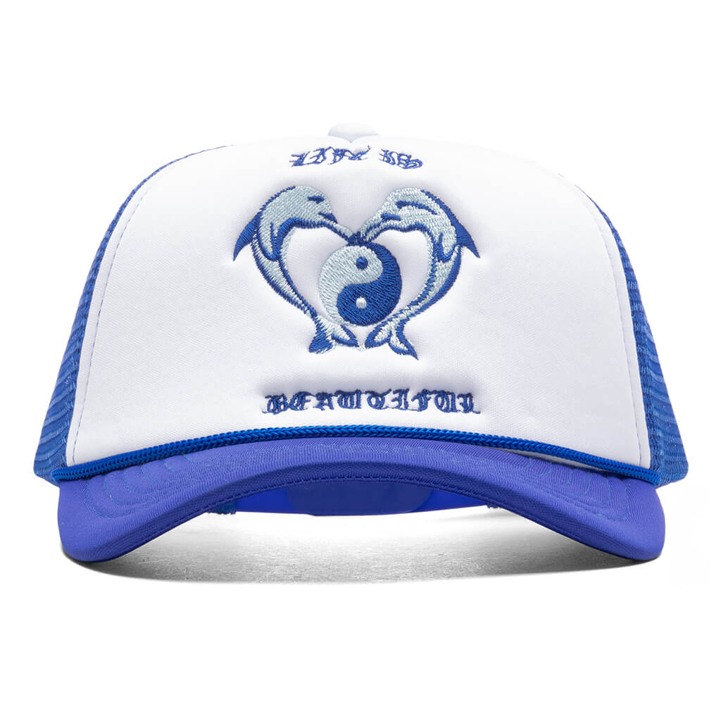 Life is Beautiful Cap Blue White