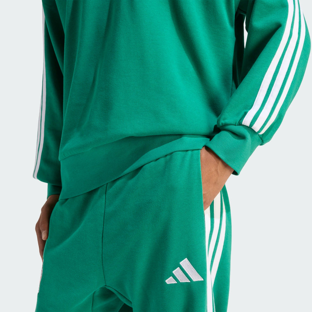 adidas Mexico DNA Mens Soccer Crew Sweat Green