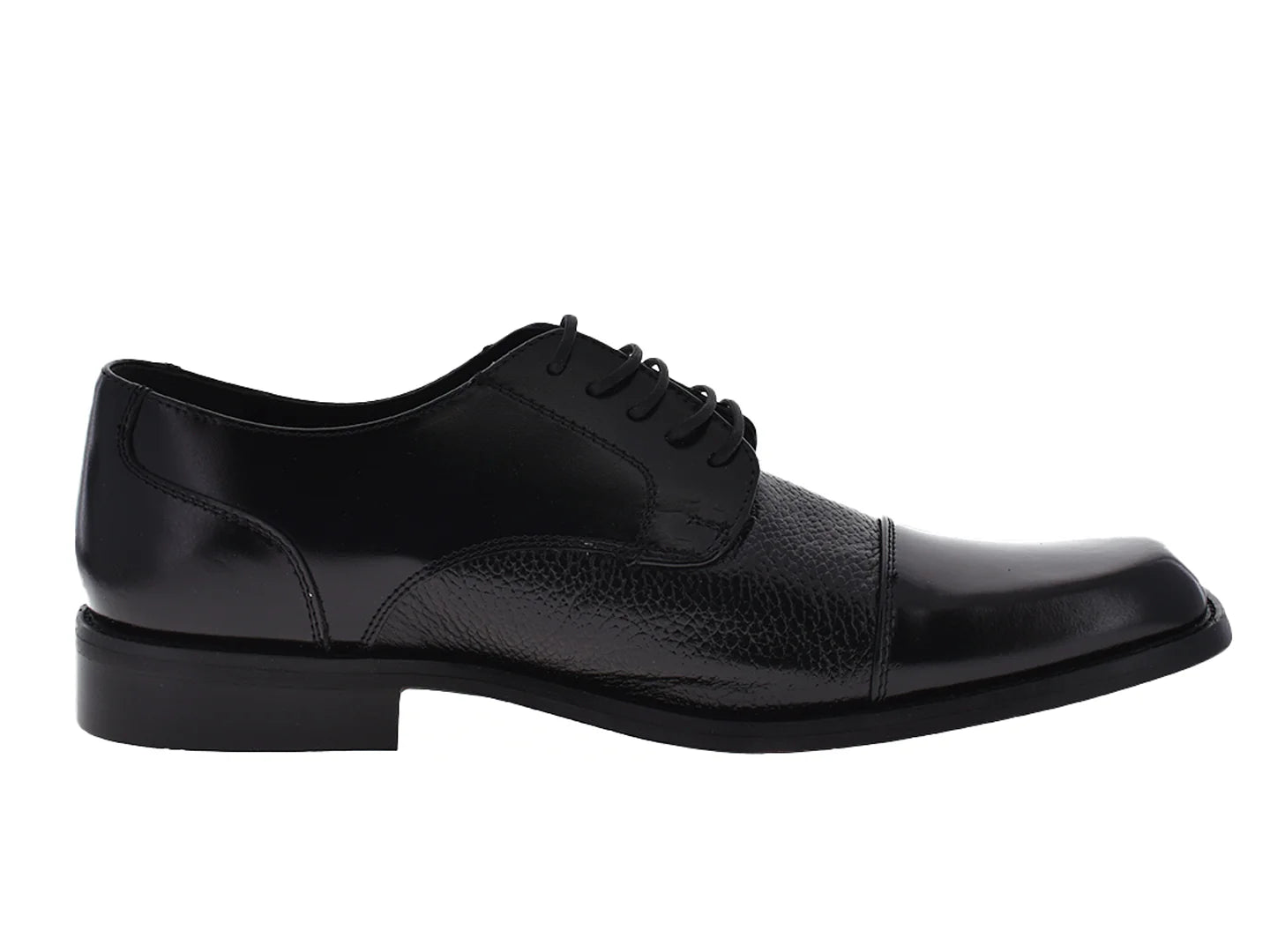 Zapatos Evolucion Negros de Cuero para Hombre