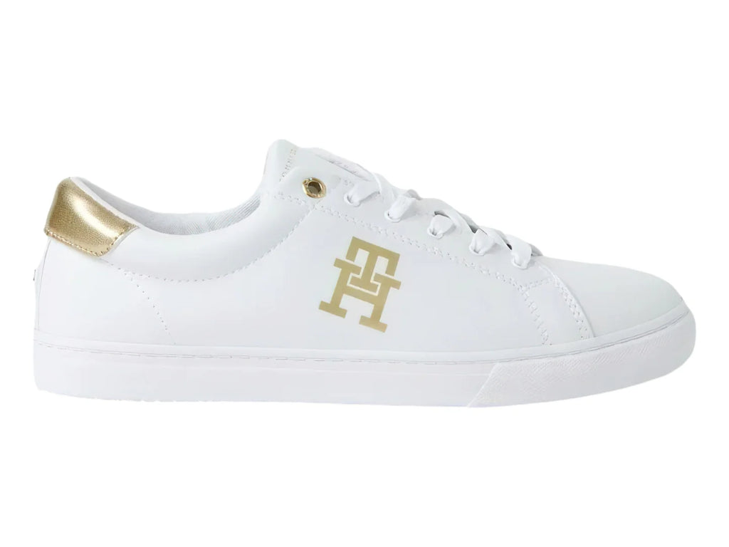 Tenis Tommy Hilfiger Gold Crest Blanco para Mujer