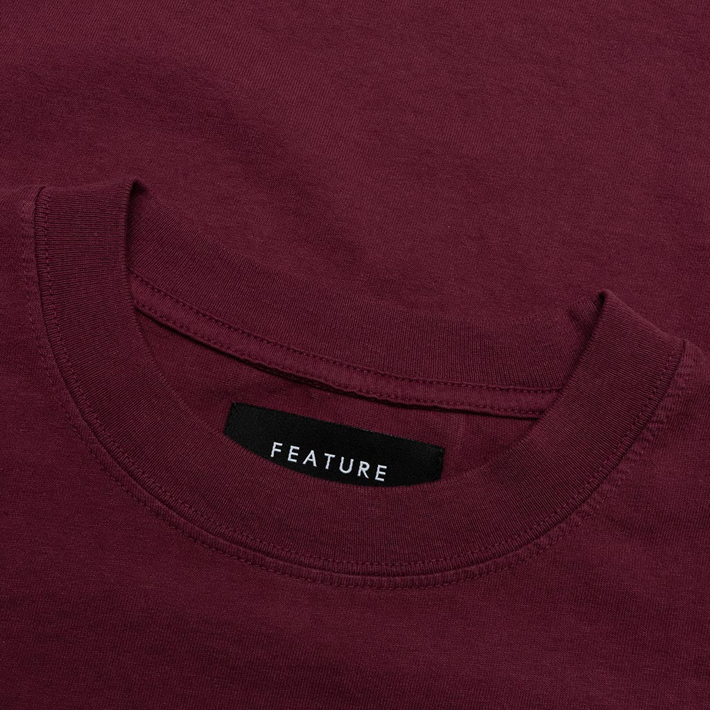 Feature x ASU Crest Tee Maroon
