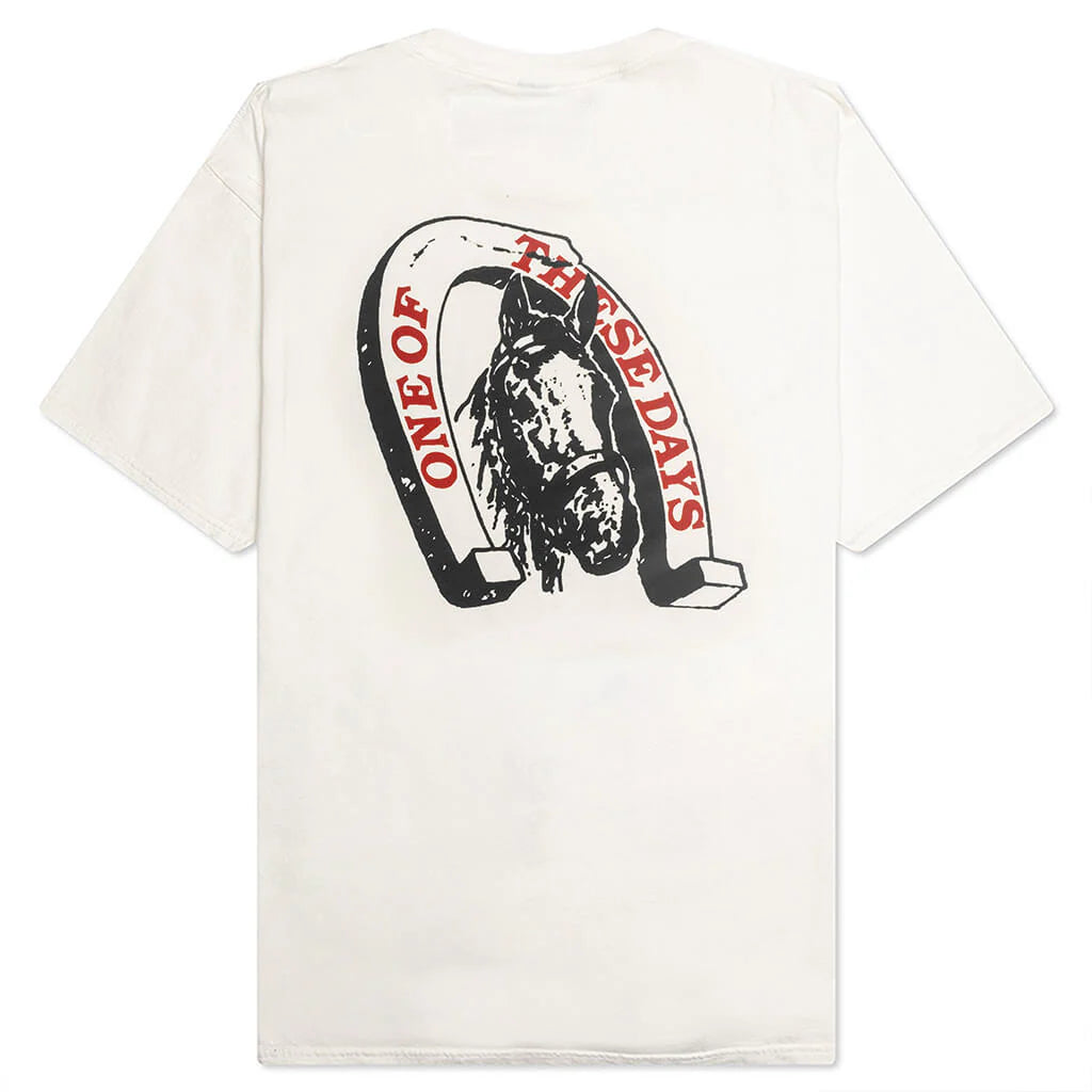 Lucky Number 73 S S T Shirt Bone