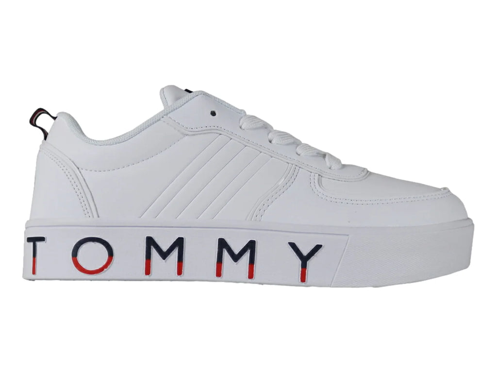 Tenis Tommy Hilfiger EVA Platform 20 Blancos para Niña