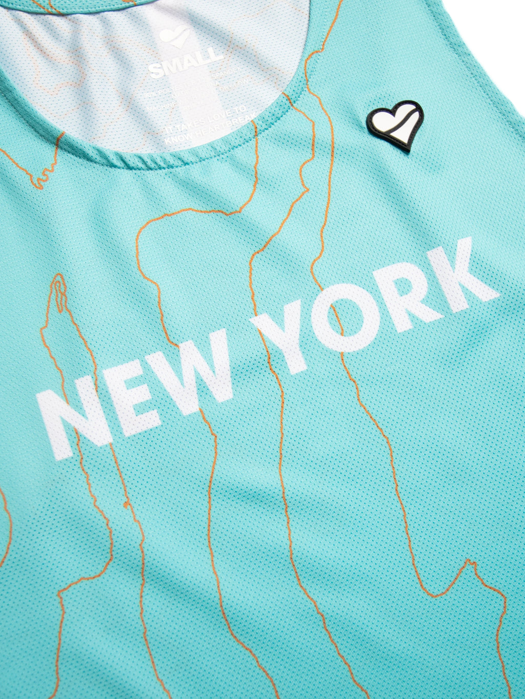 Heartbreak Womens New York Crop Singlet