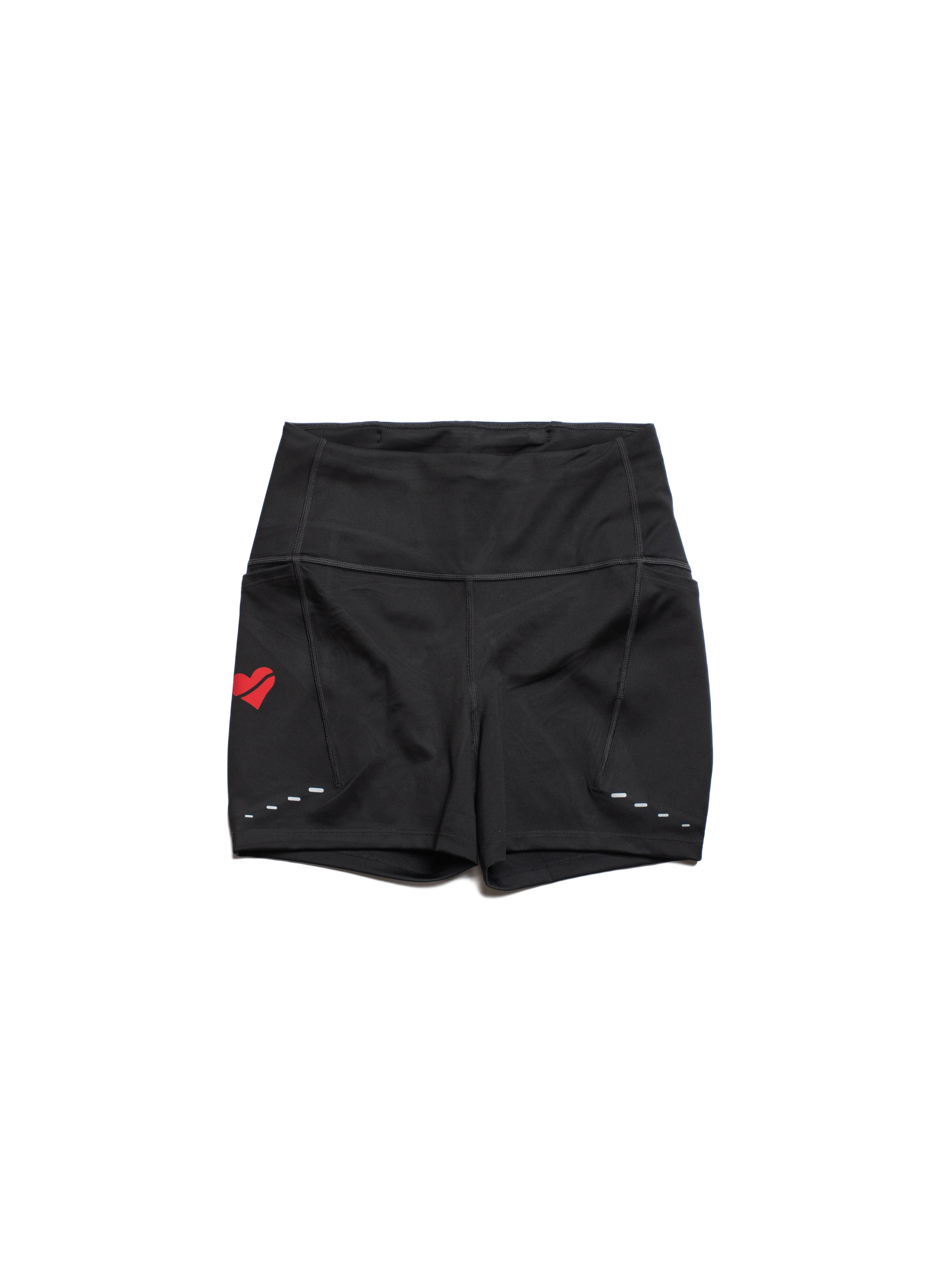 Nike Womens High Waisted 4 Tight Running Shorts with Pockets
