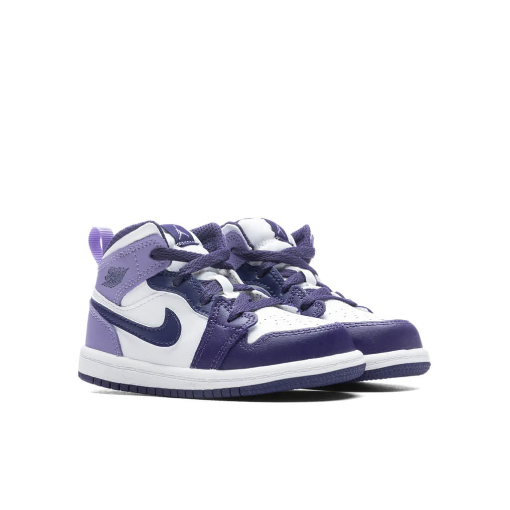 Air Jordan 1 Mid TD Sky J Purple Sky J Light Purple White