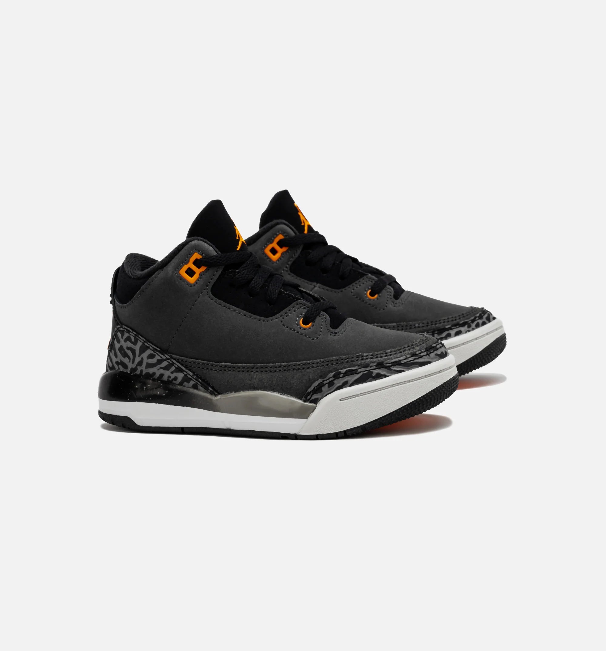 Air Jordan 3 Retro Fear Preschool Lifestyle Shoe Night Stadium Total Orange