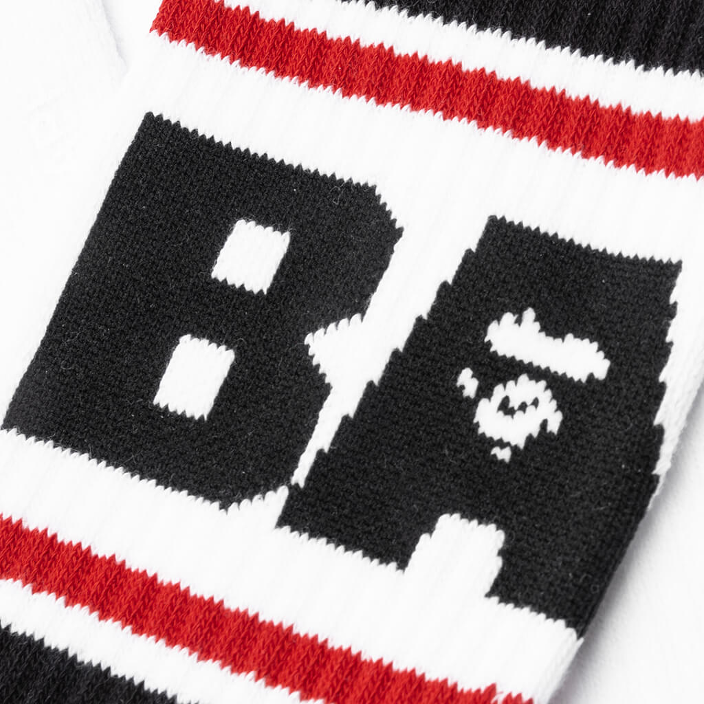 Line Socks Black