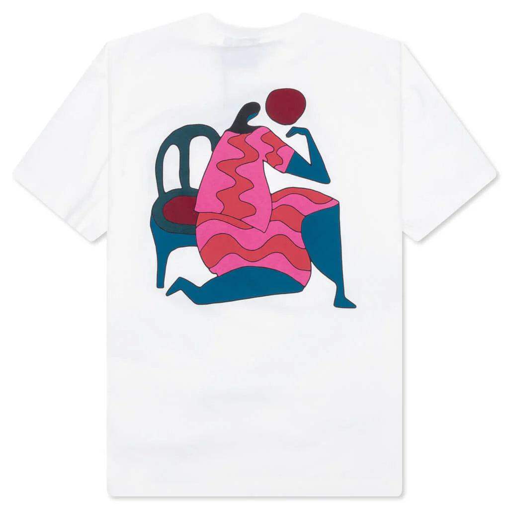 Face Ball T Shirt Off White