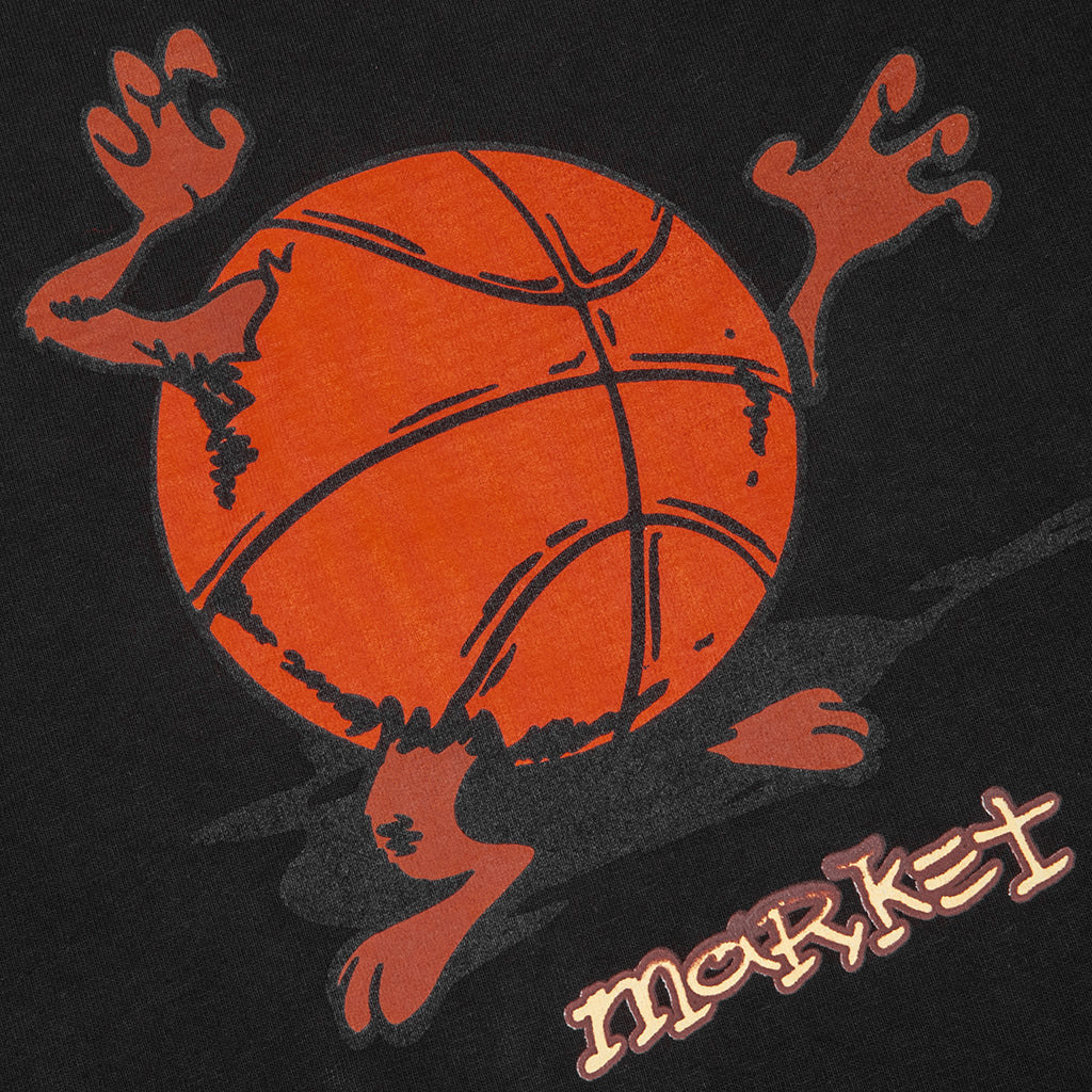 Devil Ball T Shirt Washed Black
