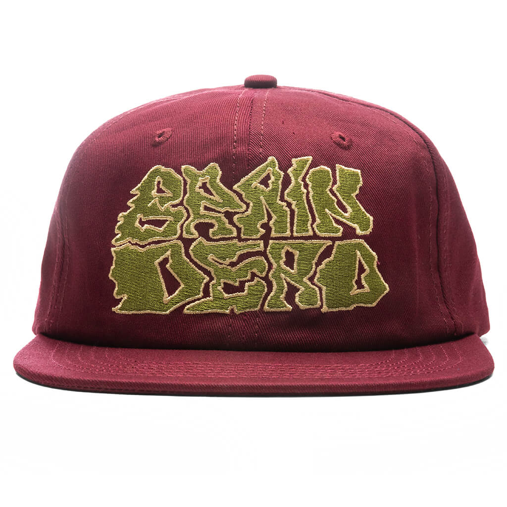Prehistoric Twill Six Panel Hat Maroon