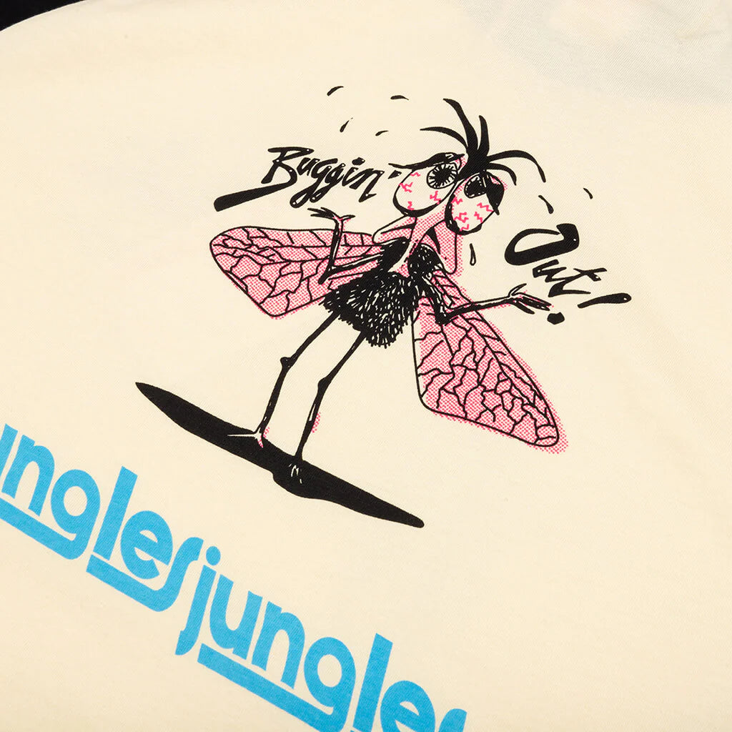 Buggin out S S Tee Black White