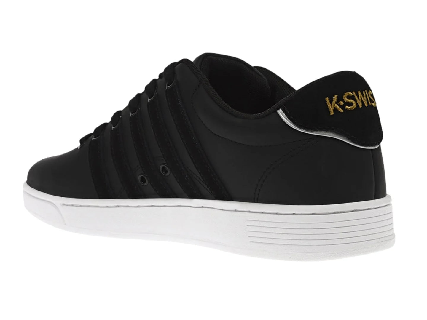 Tenis K SWISS Court Pro II Negro y Blanco para Hombre