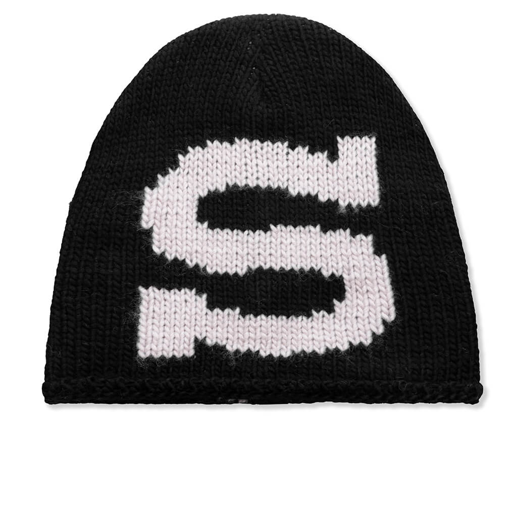 Skullcap Knit Burly S Black