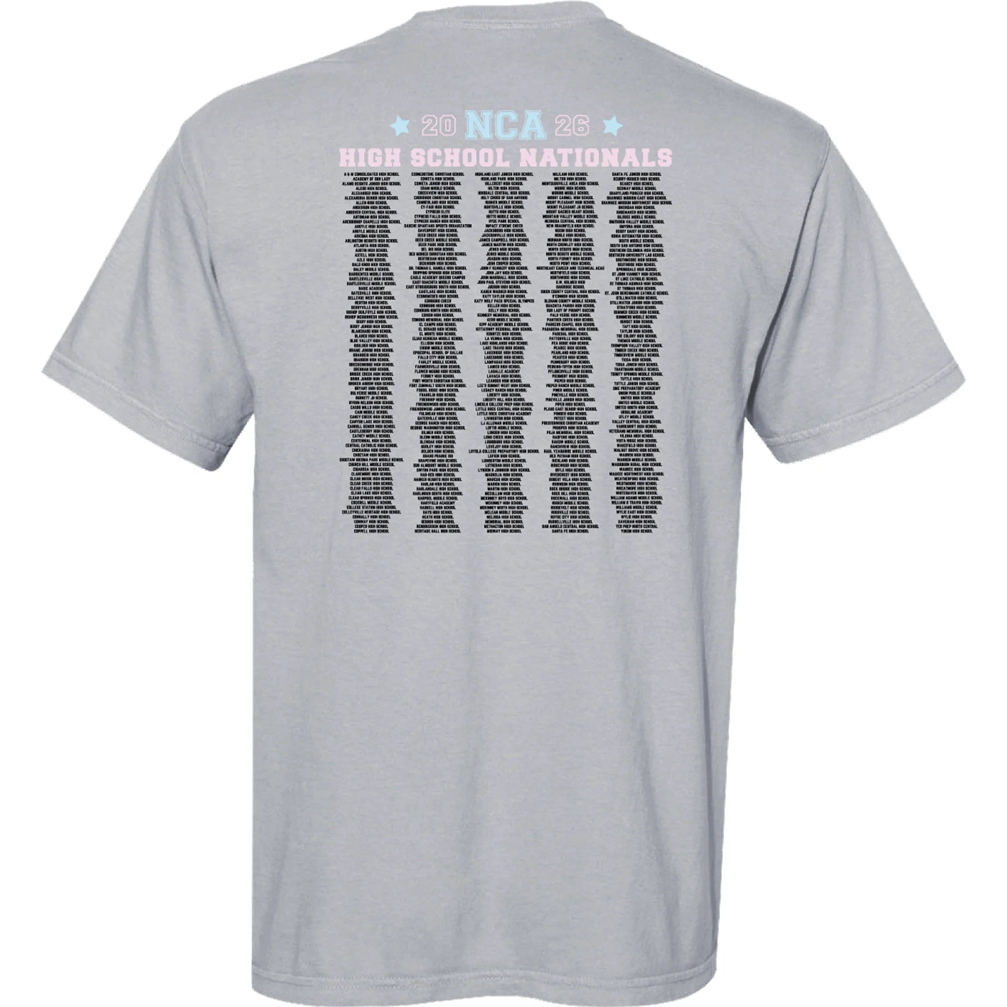 2026 NCA High School National Event Tee