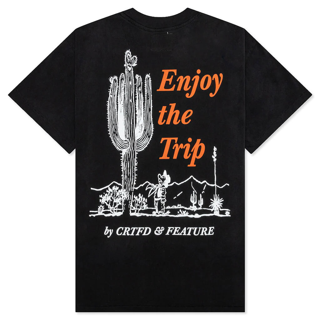Feature x CRTFD T Shirt Black