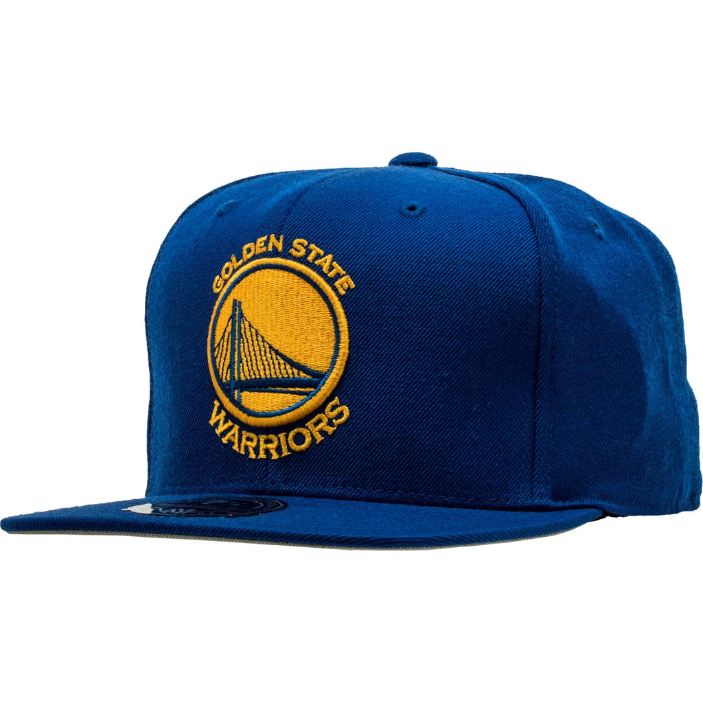 Golden State Warriors NBA High Crown Fitted Mens Royal Blue Yellow
